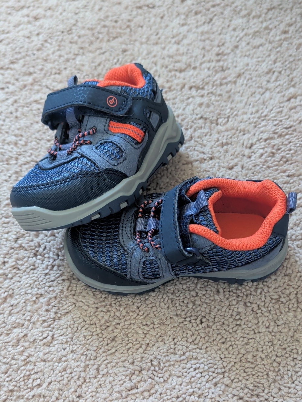 Stride Rite 360 Artin 2.0 Shoes- Toddler Size 6M Blue And Orange